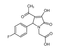 [3-乙酰基-2-(4-氟-苯基)-4-羟基-5-氧代-2,5-二氢-吡咯-1-基]-乙酸