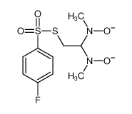 2-(4-fluorophenyl)sulfonylsulfanyl-1-N,1-N'-dimethyl-1-N,1-N'-dioxidoethane-1,1-diamine 139131-38-7