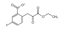 Ethyl 3-(4-fluoro-2-nitrophenyl)-2-oxopropanoate