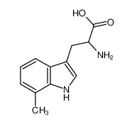 2-amino-3-(7-methyl-1H-indol-3-yl)propanoic acid 17332-70-6