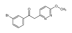 Ethanone, 1-(3-bromophenyl)-2-(6-methoxy-3-pyridazinyl)- 560111-73-1