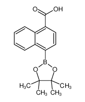 4-(4,4,5,5-四甲基-1,3,2-二噁硼烷-2-基)-1-萘酸
