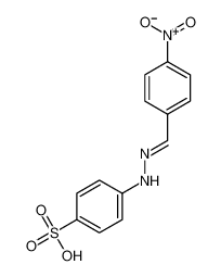7355-25-1 4-[(2E)-2-[(4-nitrophenyl)methylidene]hydrazinyl]benzenesulfonic acid