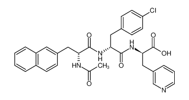 N-乙酰基-3-(2-萘基)-D-丙氨酰-4-氯-D-苯丙氨酰-3-(3-吡啶基)-D-丙氨酸