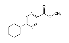 5-(1-哌啶基)-2-吡嗪羧酸甲酯