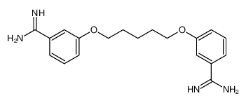 3-[5-(3-carbamimidoylphenoxy)pentoxy]benzenecarboximidamide 35872-76-5