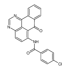 6-(4-chloro-benzoylamino)-benzo[e]perimidin-7-one 4216-00-6