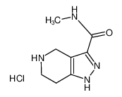 N-Methyl-4,5,6,7-tetrahydro-1H-pyrazolo[4,3-c]-pyridine-3-carboxamide hydrochloride