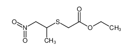 (1-methyl-2-nitro-ethylsulfanyl)-acetic acid ethyl ester