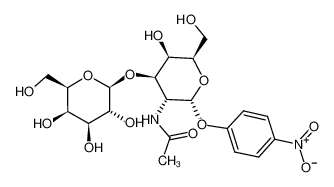 4-Nitrophenyl 2-(Acetamido)-2-deoxy-3-O-β-D-galactopyranosyl-α-D -galactopyranoside 59837-14-8
