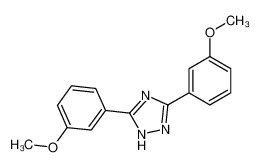 3,5-bis(3-methoxyphenyl)-1H-1,2,4-triazole 59153-22-9