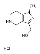 (1-Methyl-4,5,6,7-tetrahydro-1H-pyrazolo-[4,3-c]pyridin-3-yl)methanol hydrochloride