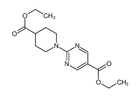 ethyl 2-(4-ethoxycarbonylpiperidin-1-yl)pyrimidine-5-carboxylate