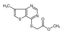 2-[(7-甲基噻吩并[3,2-d]嘧啶-4-基)硫代]乙酸甲酯