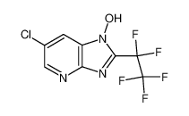 6-chloro-2-pentafluoroethyl-imidazo[4,5-b]pyridin-1-ol 35293-75-5
