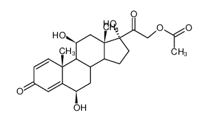 21-Acetoxy-6β,11β,17α-trihydroxy-pregna-1,4-dien-3,20-dion 134526-05-9