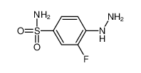 3-fluoro-4-hydrazinylbenzenesulfonamide 606126-17-4