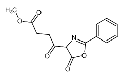 2-phenyl-4-(β-carbomethoxypropionyl)oxazolin-5-one 29491-94-9