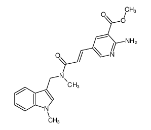 768378-24-1 structure, C21H22N4O3