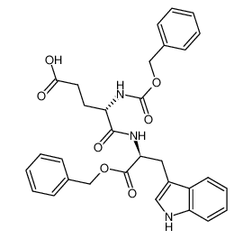 Nα-Cbz-glutamate-tryptophan benzyl ester