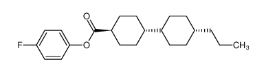 (4-fluorophenyl) 4-(4-propylcyclohexyl)cyclohexane-1-carboxylate 81701-13-5