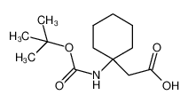 2-[1-[(2-methylpropan-2-yl)oxycarbonylamino]cyclohexyl]acetic acid 187610-56-6