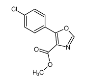 methyl 5-(4-chlorophenyl)-1,3-oxazole-4-carboxylate 89204-93-3