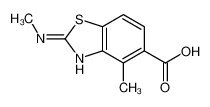 4-methyl-2-(methylamino)-1,3-benzothiazole-5-carboxylic acid 306276-93-7