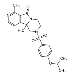 1387571-03-0 structure, C21H25N3O4S