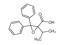 80532-77-0 2-isopropyl-3,3-diphenyloxirane-2-carboxylic acid