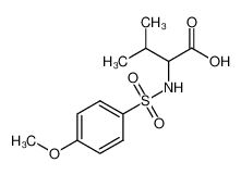 2-(4-Methoxy-benzenesulfonylamino)-3-methyl-butyric acid