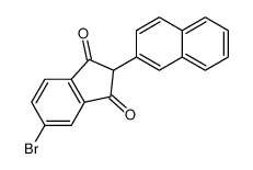 5-bromo-2-naphthalen-2-ylindene-1,3-dione 16870-03-4