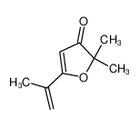 2,2-dimethyl-5-prop-1-en-2-ylfuran-3-one 76777-56-5