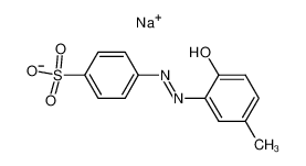 4-(2-hydroxy-5-methyl-phenylazo)-benzenesulfonic acid , sodium-salt 18268-51-4