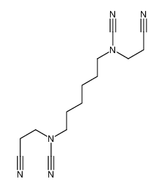 6-[cyano(2-cyanoethyl)amino]hexyl-(2-cyanoethyl)cyanamide 27685-78-5
