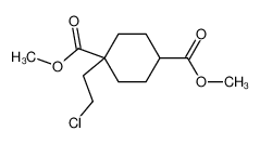 dimethyl 1-(2-chloroethyl)cyclohexane-1,4-dicarboxylate 106004-06-2