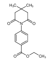 4-(4,4-二甲基-2,6-哌啶二酮-1-基)苯酸乙酯