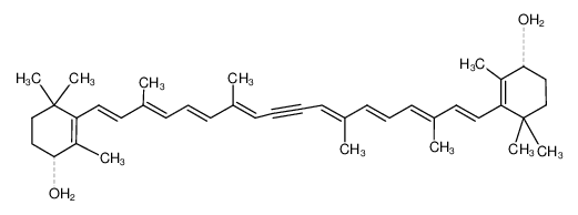 15,15'-didehydro-β,β-carotene-4,4'-diol 4441-41-2