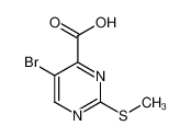 5-溴-2-(甲巯基)-4-嘧啶甲酸
