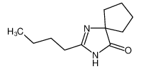 2-butyl-1,3-diazaspiro[4.4]non-1-en-4-one 138402-05-8