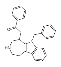 2-(6-benzyl-1,2,3,4,5,6-hexahydro-azepino[4,5-b]indol-5-yl)-1-phenyl-ethanone