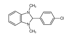 2-(4-chloro-phenyl)-1,3-dimethyl-2,3-dihydro-1H-benzoimidazole 3652-96-8
