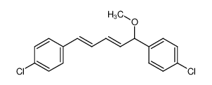 [1,5-bis-(4-chloro-phenyl)-penta-2,4-dienyl]-methyl ether 3185-63-5