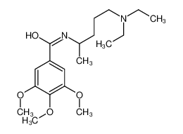 N-[5-(diethylamino)pentan-2-yl]-3,4,5-trimethoxybenzamide 1243-14-7