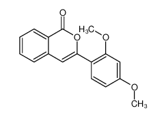 3-(2,4-dimethoxyphenyl)isochromen-1-one 62536-81-6