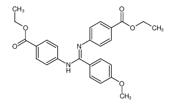 N,N'-bis(4-ethoxycarbonylphenyl)-4-methoxybenzamidine 127441-99-0