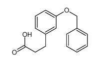 3-(3-phenylmethoxyphenyl)propanoic acid 57668-34-5