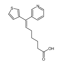 7-pyridin-3-yl-7-thiophen-3-ylhept-6-enoic acid 89667-76-5