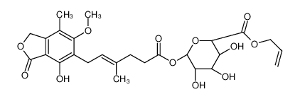 霉酚酸酰基-beta-D-葡糖苷酸烯丙基酯