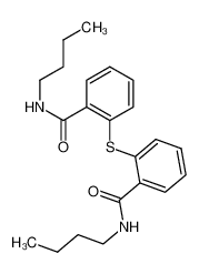 N-butyl-2-[2-(butylcarbamoyl)phenyl]sulfanylbenzamide